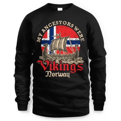 Norwegian Norway Viking Ship Flag