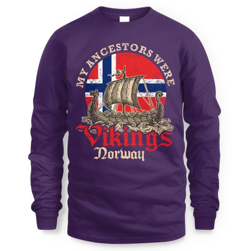 Norwegian Norway Viking Ship Flag