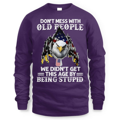 Veteran US Eagle Don't Mess With Old People
