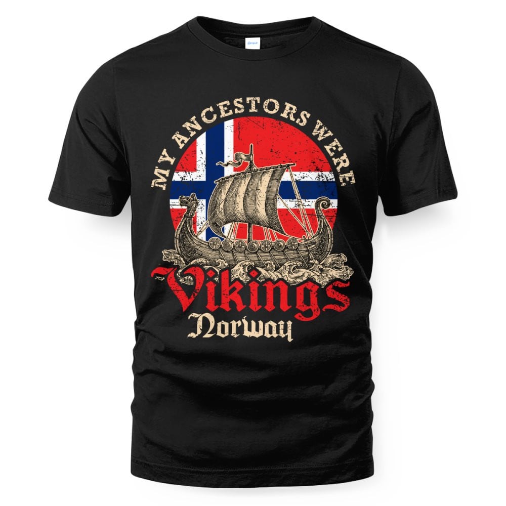Norwegian Norway Viking Ship Flag