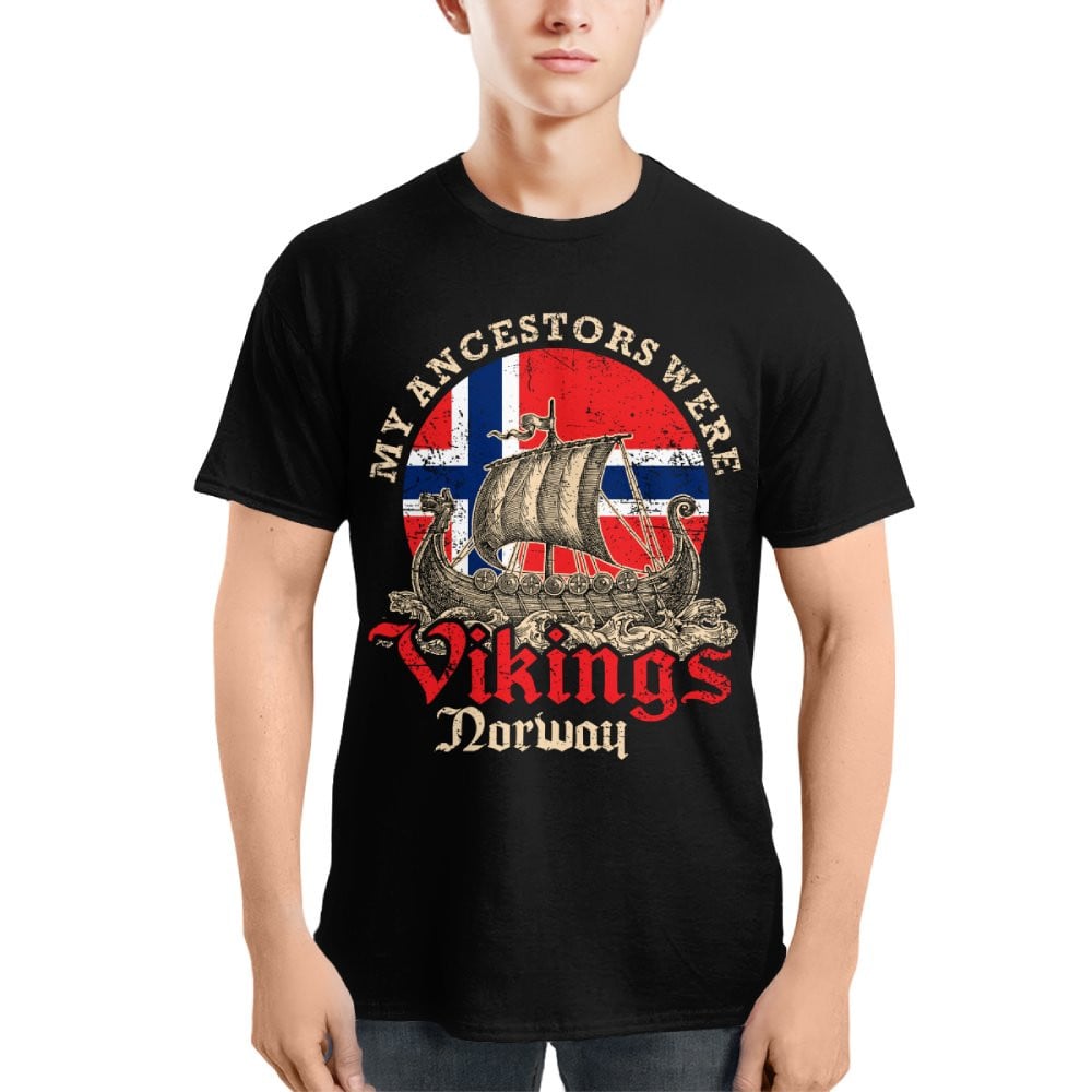 Norwegian Norway Viking Ship Flag