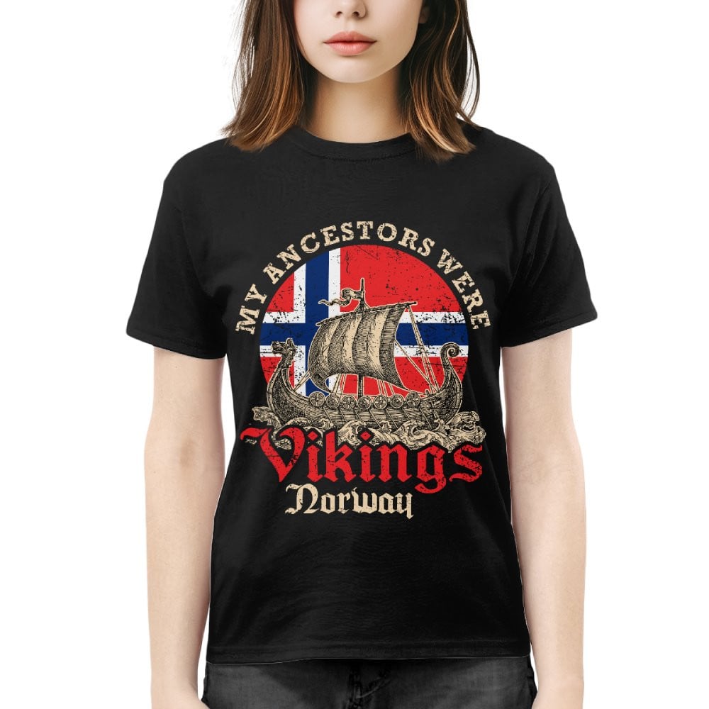Norwegian Norway Viking Ship Flag