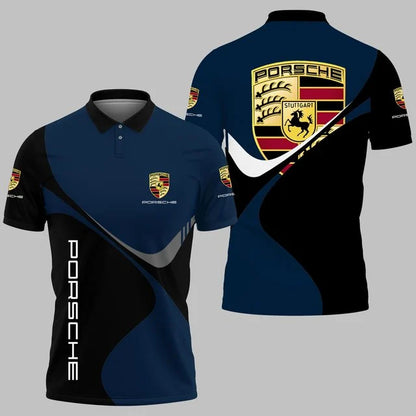 Porsche 3D All-Over Printed Polo Shirt – Limited Edition