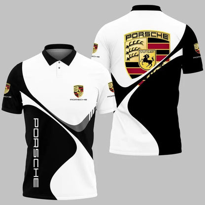 Porsche 3D All-Over Printed Polo Shirt – Limited Edition