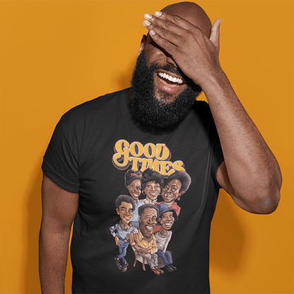 Good Times Caricature T-shirt Gildan 5000, Sweatshirt & Hoodie
