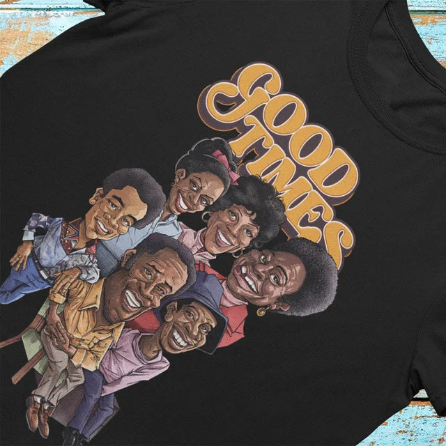 Good Times Caricature T-shirt Gildan 5000, Sweatshirt & Hoodie
