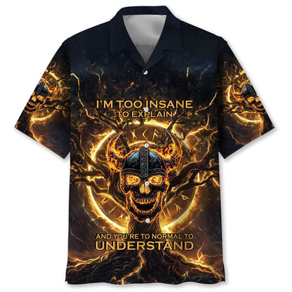 Viking Skull Flames