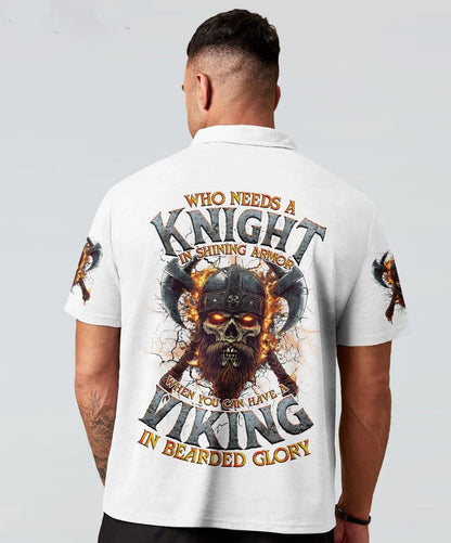 A Viking In Bearded Glory Skull
