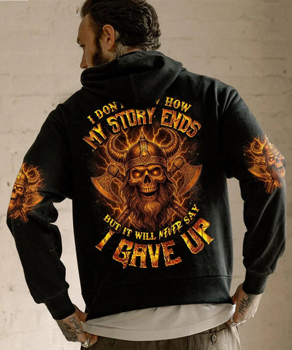 I Don't Know How My Story Ends Viking Skull
