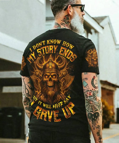 I Don't Know How My Story Ends Viking Skull