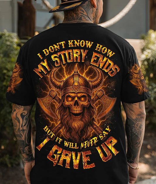 I Don't Know How My Story Ends Viking Skull