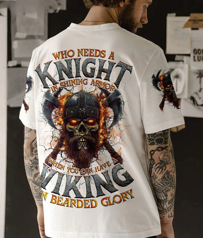 A Viking In Bearded Glory Skull