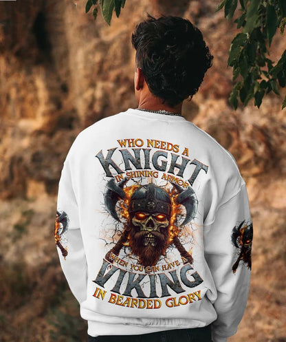 A Viking In Bearded Glory Skull