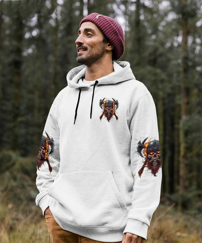 A Viking In Bearded Glory Skull