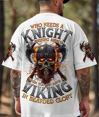 A Viking In Bearded Glory Skull