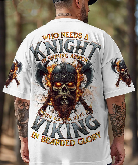 A Viking In Bearded Glory Skull