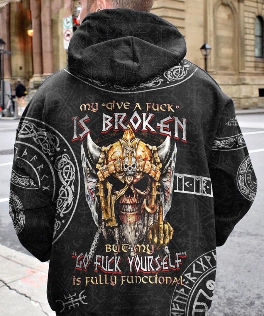 My Give A F Viking Skull