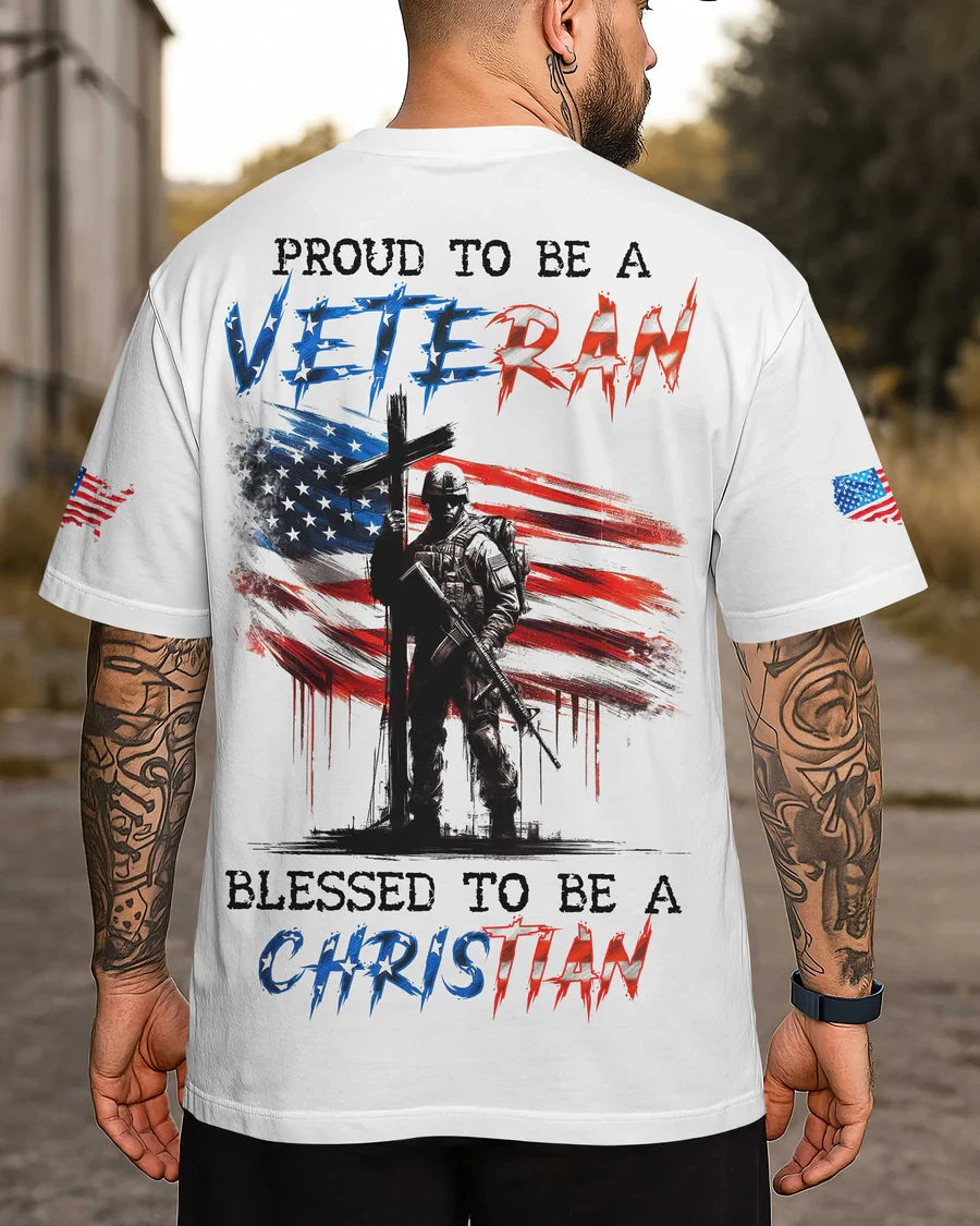 Proud To Be A Veteran AOP