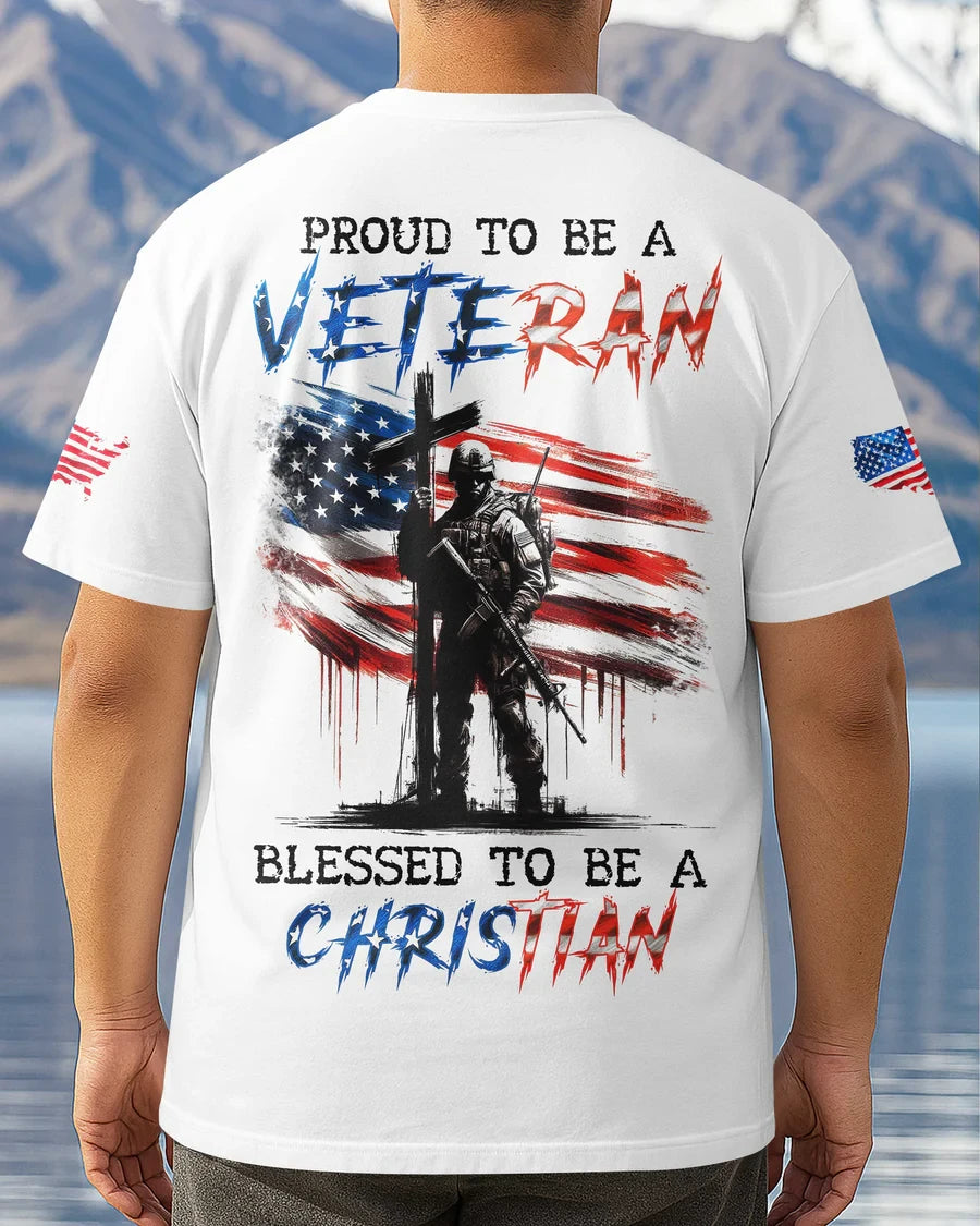Proud To Be A Veteran AOP