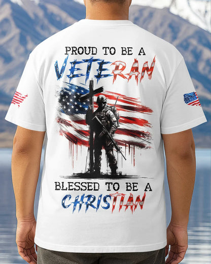 Proud To Be A Veteran AOP