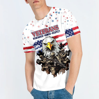 Veterans Day Is For Me All Over Print Apparel