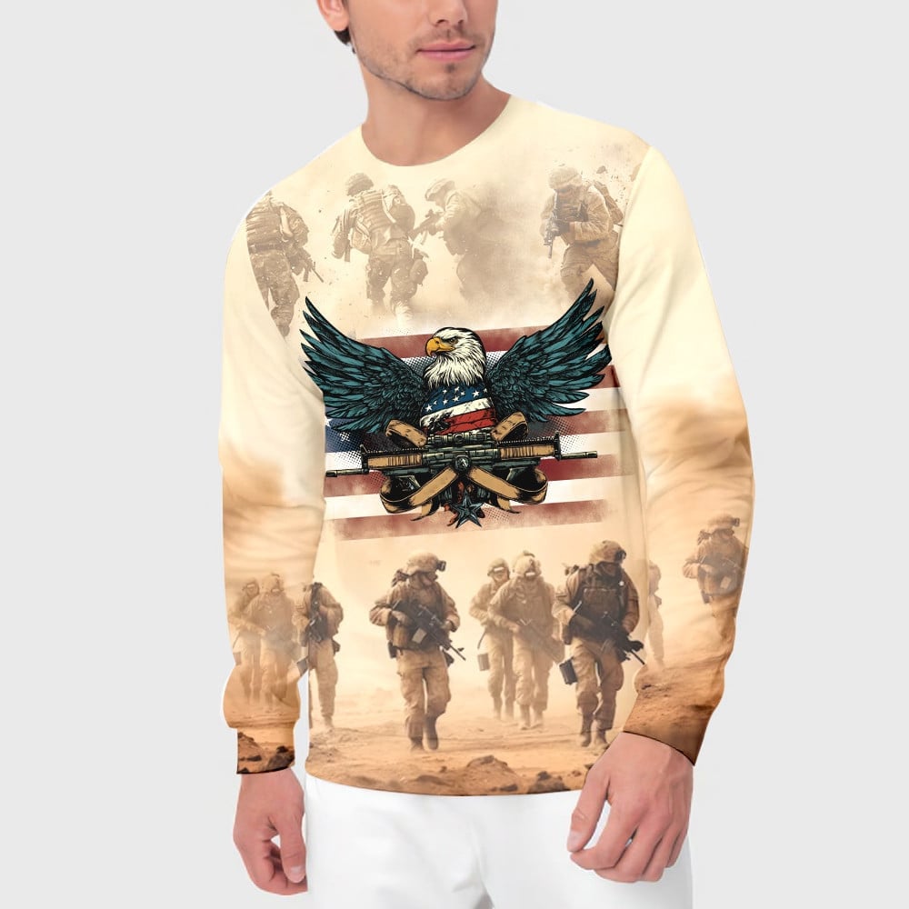 I'm A U.S Veteran I Sacrificed All Over Print Apparel