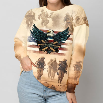 I'm A U.S Veteran I Sacrificed All Over Print Apparel