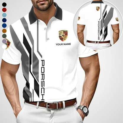 3D All Over Printed Porsche Polo Shirt Limited Edition  v2 – Custom Name