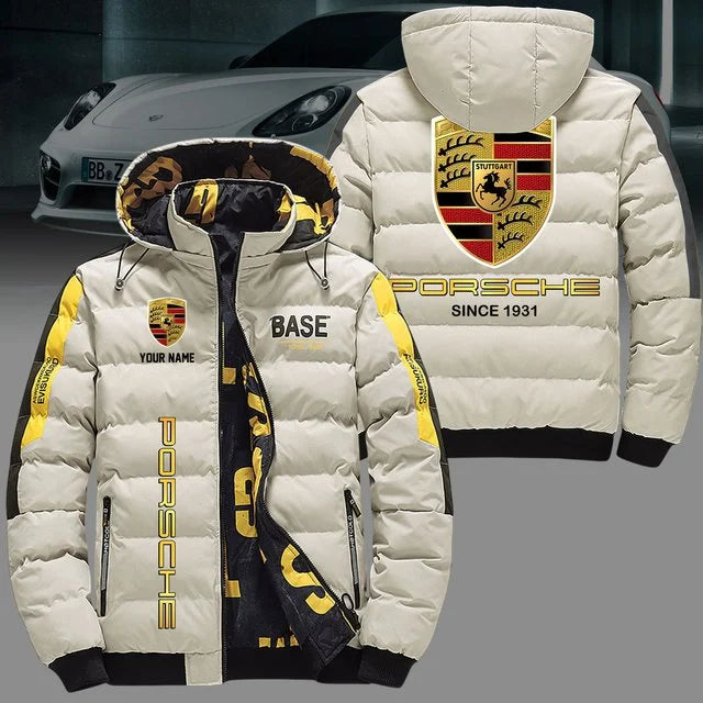 Porsche Custom Name Reversible Winter Puffer Jacket – Limited Edition