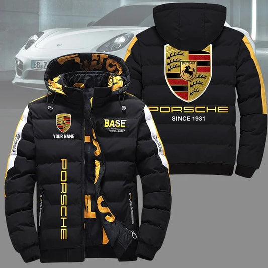 Porsche Custom Name Reversible Winter Puffer Jacket – Limited Edition