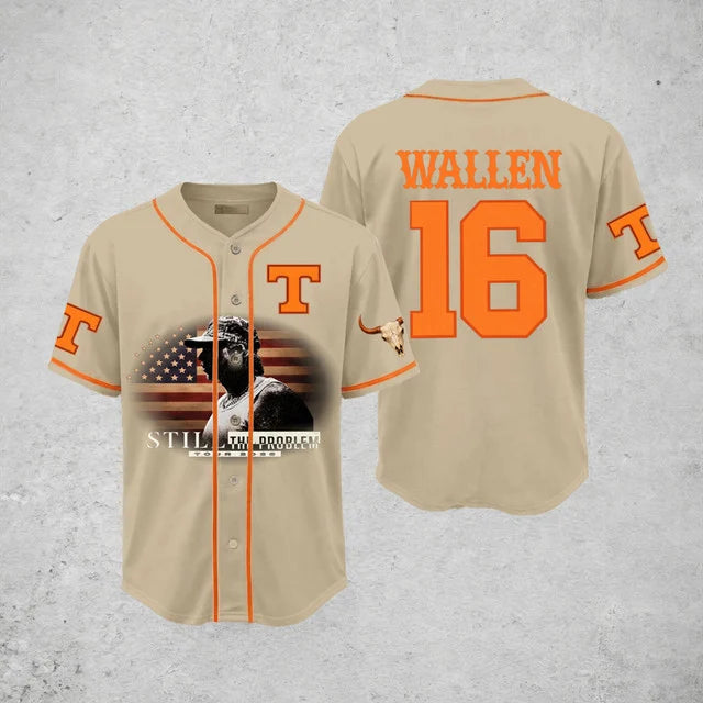 Morgan Wallen Still The Problem Tour 2026 Baseball Jersey