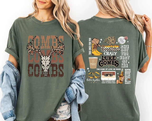 LC Bullhead Shirt, Country Music Tour Tee Shirt, Sweatshirt & Hoodie