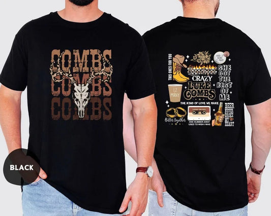 LC Bullhead Shirt, Country Music Tour Tee Shirt, Sweatshirt & Hoodie