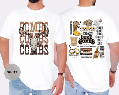 LC Bullhead Shirt, Country Music Tour Tee Shirt, Sweatshirt & Hoodie
