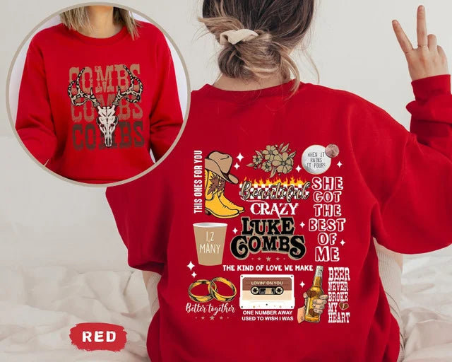LC Bullhead Shirt, Country Music Tour Tee Shirt, Sweatshirt & Hoodie