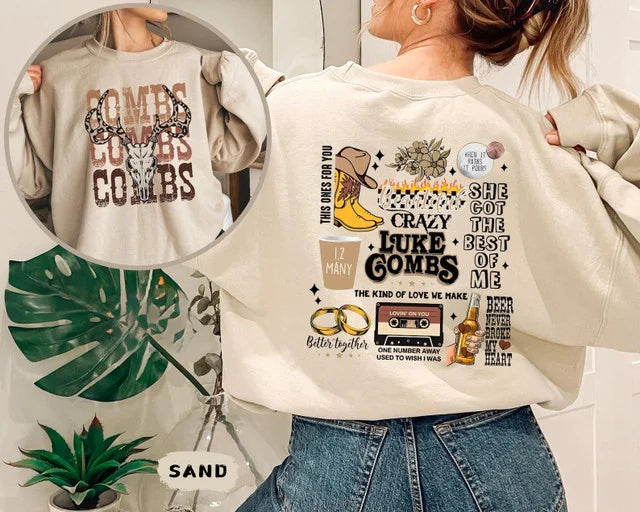 LC Bullhead Shirt, Country Music Tour Tee Shirt, Sweatshirt & Hoodie