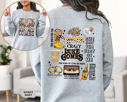 LC Bullhead Shirt, Country Music Tour Tee Shirt, Sweatshirt & Hoodie