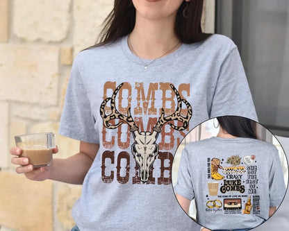 LC Bullhead Shirt, Country Music Tour Tee Shirt, Sweatshirt & Hoodie