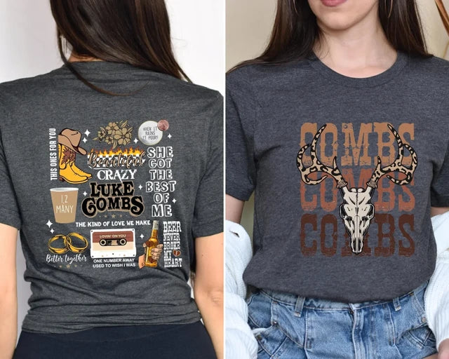 LC Bullhead Shirt, Country Music Tour Tee Shirt, Sweatshirt & Hoodie
