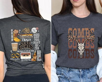 LC Bullhead Shirt, Country Music Tour Tee Shirt, Sweatshirt & Hoodie