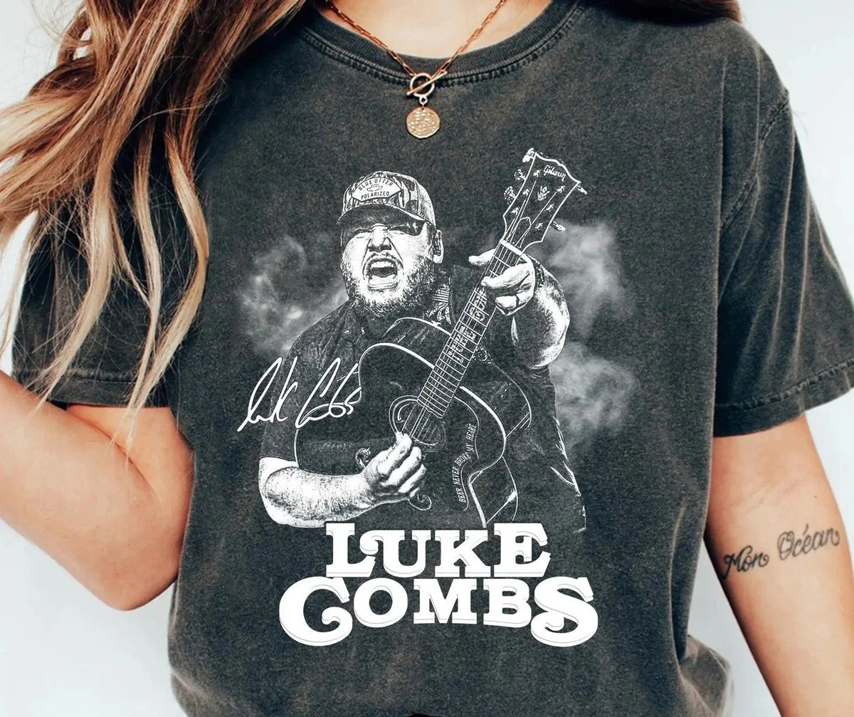 LC 2026 Concert, Luke Combs Fan Gift Wash T - Shirt, Sweatshirt & Hoodie