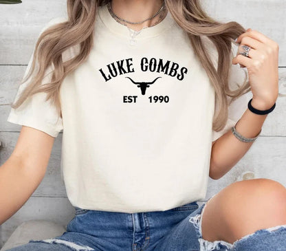 LC EST 1990 T-shirt, Country Music Fan Tee Shirt, Sweatshirt & Hoodie