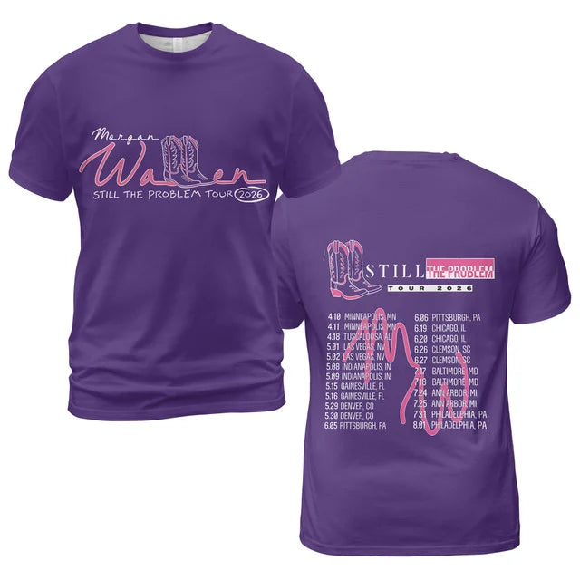 Morgan Wallen Tour 2026 T-Shirt, Morgan Wallen Tour Shirt, Morgan Wallen Fan Tee, Country Music Concert Shirt, Country Singer Fan Apparel, Tour Merchandise, Concert Fan Gift, Country Music Lover Gift, Gildan 5000, Sweatshirt & Hoodie