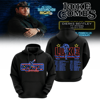 Limited Edition “My Kinda Saturday Night Tour” Shirt, Sweatshirt & Hoodie