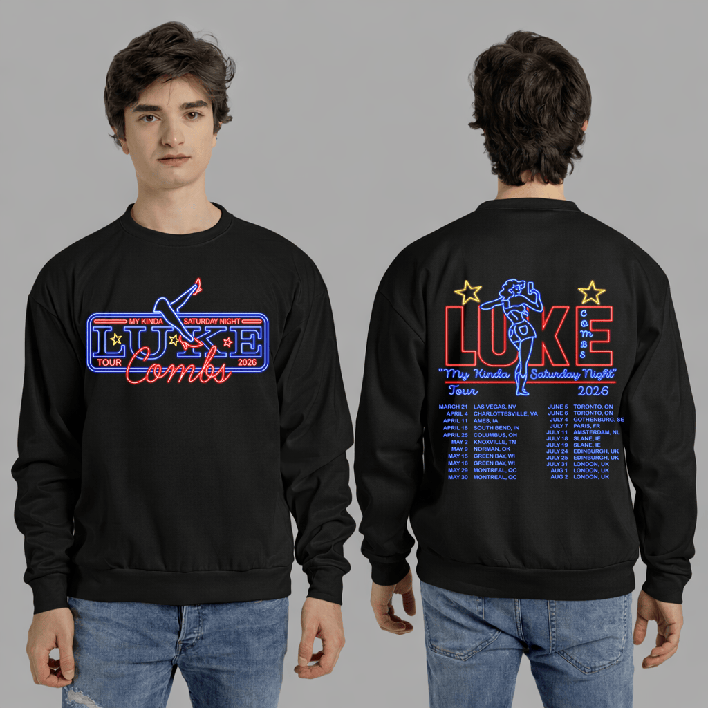 Limited Edition “My Kinda Saturday Night Tour” Shirt, Sweatshirt & Hoodie