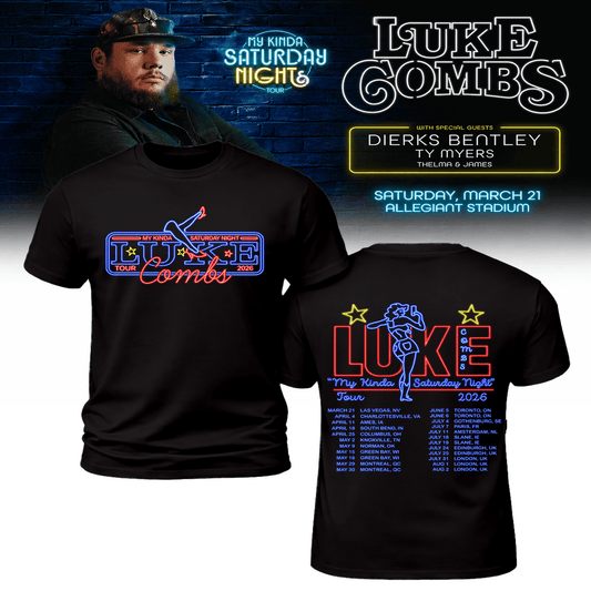 Limited Edition “My Kinda Saturday Night Tour” Shirt, Sweatshirt & Hoodie