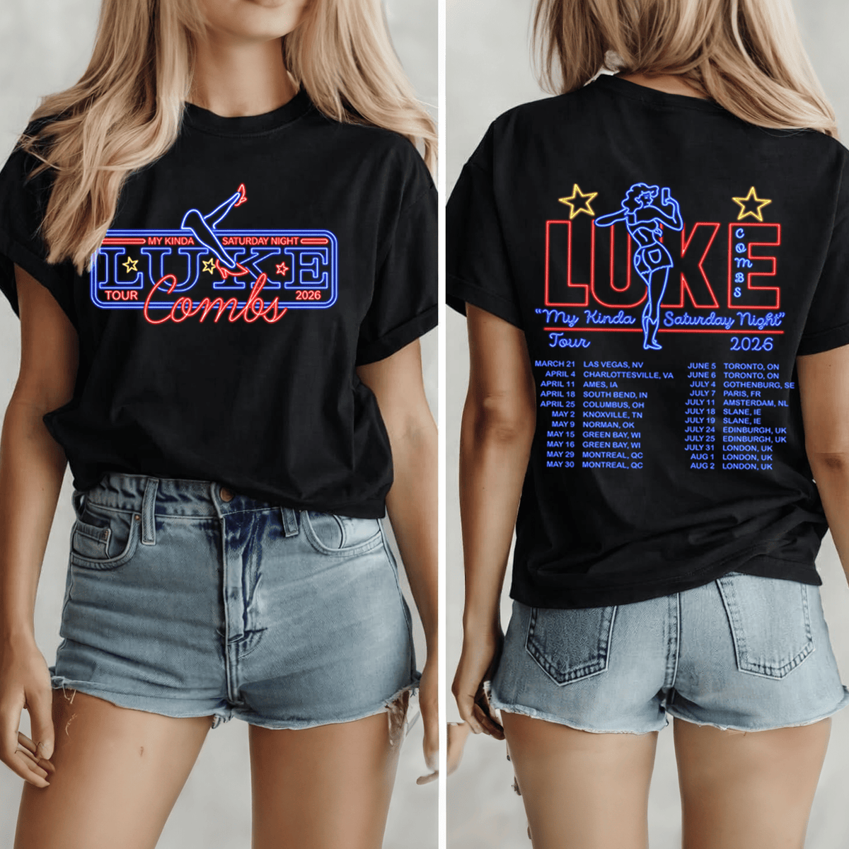 Limited Edition “My Kinda Saturday Night Tour” Shirt, Sweatshirt & Hoodie