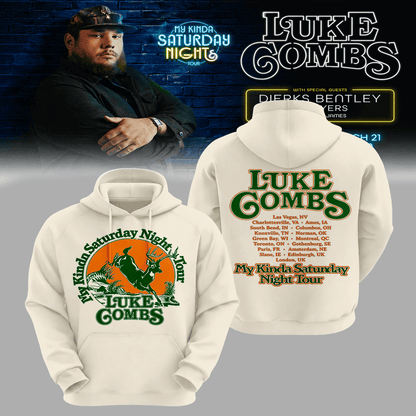 Limited Edition “My Kinda Saturday Night Tour” 2026 Tee Shirt, Sweatshirt & Hoodie
