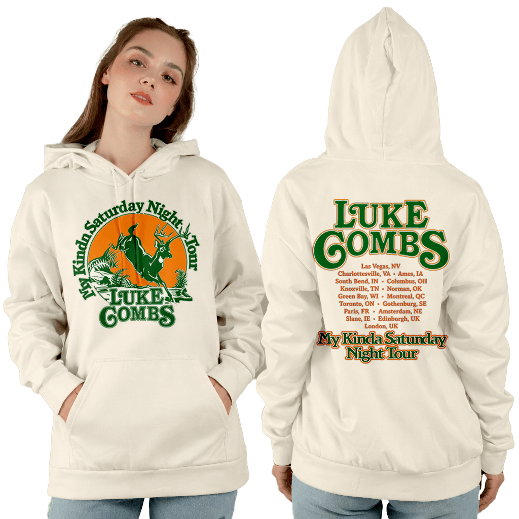 Limited Edition “My Kinda Saturday Night Tour” 2026 Tee Shirt, Sweatshirt & Hoodie