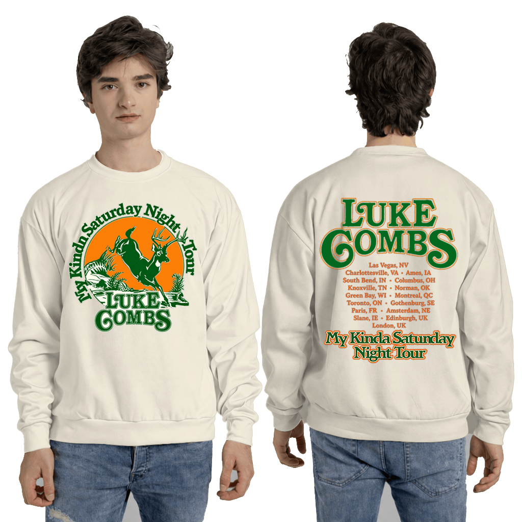 Limited Edition “My Kinda Saturday Night Tour” 2026 Tee Shirt, Sweatshirt & Hoodie